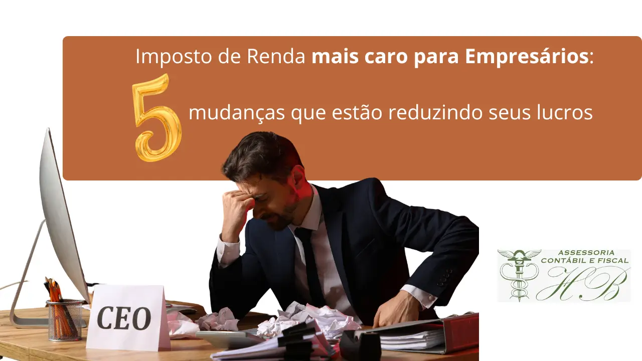 imposto de renda mais caro para empresários